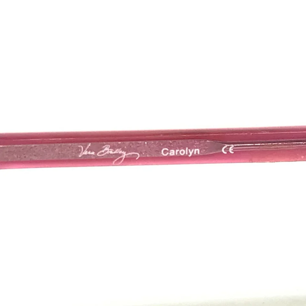 Vera Bradley Eyeglasses Frames Carolyn PYP Tortoise Pink Cat Eye 53-16-135